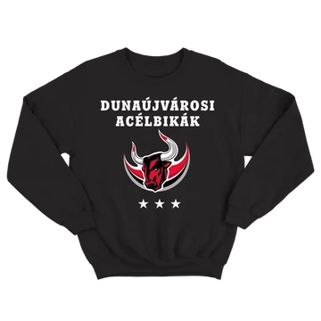 Dunaújvárosi Acélbikák kereknyakú pamut pulcsi 1