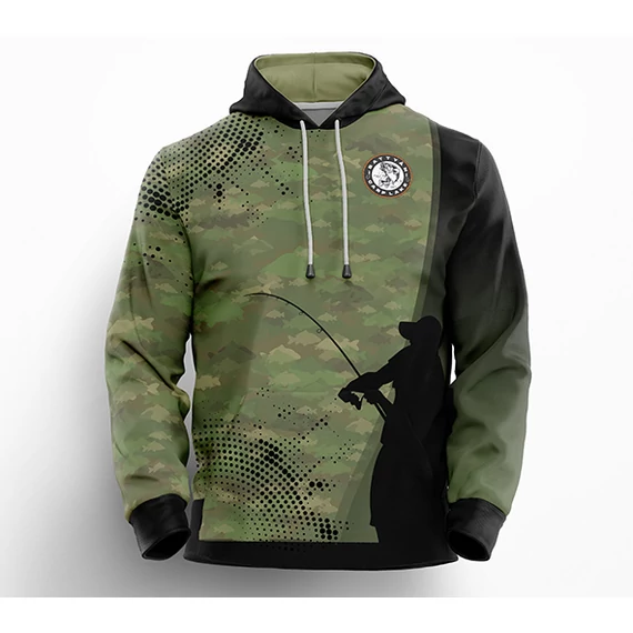 Battyán Carp Lake hosszú ujjú kapucnis hoodie 2